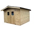 HABRITA - Abri de jardin en bois - 7.25m² - L.316xl.240xH.235cm - vignette
