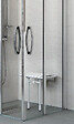 AKW - AKW - Siège de douche à lattes rabattable blanc Bama (accessibilité PMR) Akw - vignette