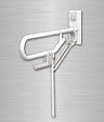 AKW - AKW - Barre d'appui rabbatable avec pied réglable Diam 32mm blanche (Accessibilité PMR) Akw - vignette