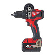 MILWAUKEE - Perceuse à percussion BRUSHLESS 18 V Li-Ion 4.0 Ah 82 Nm 2 vitesses M18 BLPD2-402X Milwaukee - vignette