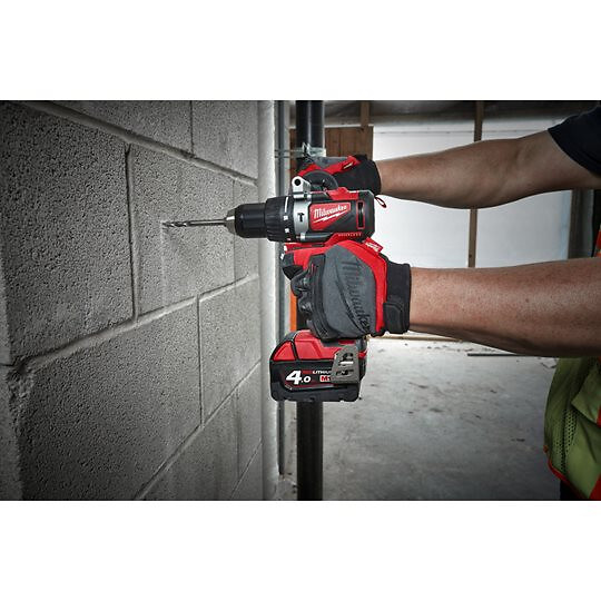 MILWAUKEE - Perceuse à percussion BRUSHLESS 18 V Li-Ion 4.0 Ah 82 Nm 2 vitesses M18 BLPD2-402X Milwaukee - large
