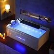 DISTRIBAIN - Baignoire balnéo Whirlpool Monte-Cristo 40 jets + massage des cervicales - vignette