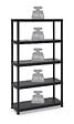 TOOMAX - Etagere en resine - Noir - 5 tablettes - 180x100x40cm - vignette