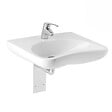 JIKA (GROUPE ROCA) - Jika (Groupe Roca) Mio Lavabo PMR sans obstacle 64x55 cm trou pour robinetterie au milieu (1371.4.000.104.1) - vignette