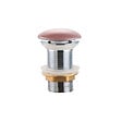 SWISS AQUA TECHNOLOGIES - Bonde à écoulement libre Infinitio 5/4" sans trop-plein pour lavabos et vasques, rose mat (PZATKAPM) - vignette