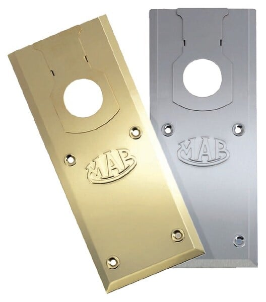 MAB - Plaque finition inox pour pivot série 77 - MAB - AC534.IN - large