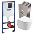 GROHE - Pack Bati-support+WC suspendu sans bride+abattant frein de chute+Set de montage (RapidSL-Infinitio-KF0-sabo) - vignette