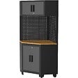 VITO - Meuble d'angle Armoire Modulable Atelier Gris Anthracite Combo VITO - vignette