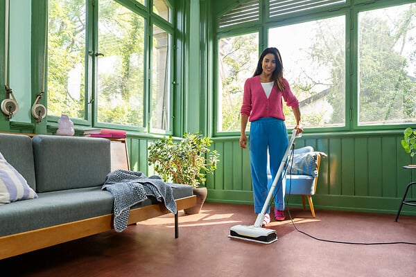 KARCHER - Balai vapeur SC 1 EasyFix Blanc 1300W - large