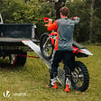 VOUNOT - Rampe de chargement pliable Charge lourde antiderapant en acier galvanise 196cm - vignette