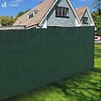 VOUNOT - Brise vue occultant en HDPE 150g/m² 1.8x20m avec attaches de fixation vert - vignette