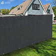 VOUNOT - Brise vue occultant en HDPE 230g/m² 1.8x20m avec attaches de fixation anthracite - vignette