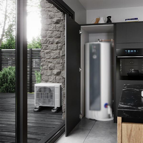 THERMOR - Chauffe-eau thermodynamique Aéromax Split 3 unité exterieure - THERMOR - 296519 - large