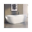 RAVAK - Freedom W 166 x 80 cm Baignoire semi-îlot en acrylique, sans pieds, blanc (XC00100024) - vignette