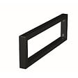 NATUREL - Console murale pour lavabo 45 x 14 cm en acier noir mat Naturel Dolce (KONZOLEH45CM) - vignette