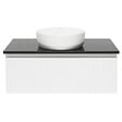 SWISS AQUA TECHNOLOGIES - Swiss Aqua Technologies Meuble de salle de bain avec comptoir en pierre artificielle SAT Evolution 98x30x44,8 cm blanc mat (SATEVO100WMTK) - vignette