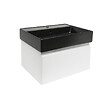 SWISS AQUA TECHNOLOGIES - Swiss Aqua Technologies Meuble de salle de bain avec lavabo SAT Evolution 58x30x44,8 cm blanc mat (SATEVO60WMU2B) - vignette