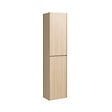 NATUREL - Naturel Verona Armoire haute bois clair avec deux portes, 40x30x170cm (VERONAV40SD) - vignette