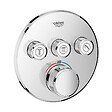 GROHE - Pack de douche encastré GROHTHERM SMARTCONTROL GROHE 34705000 - tête Ø  31 cm + douchette stick - vignette