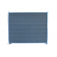 MCCOVER - Kit complet de départ/fin clôture en composite coextrudé 1,50 L x 1,80 H (lames réversible) Gris anthracite/ Gris clair, H : 180 cm, L : 150 cm - vignette