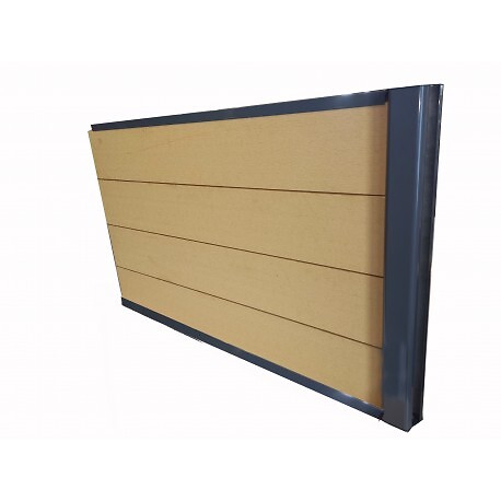 MCCOVER - kit extension complet pour clôture composite 1,50 ML x 1,80 H Beige clair, H.180 cm, L.150 cm - large