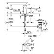 GROHE - Mitigeur lavabo BAULOOP GROHE 23335000 - taille S - bec bas  - chrome - vignette