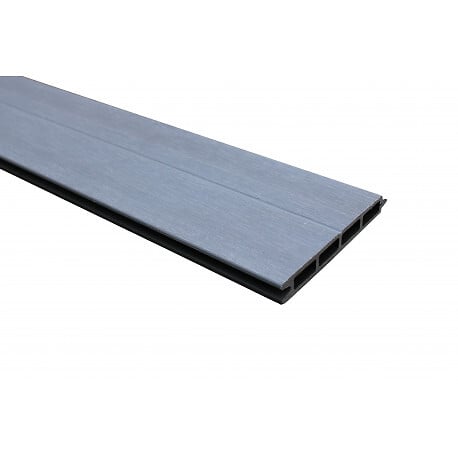 MCCOVER - Lame de cloture en composite alvéolaire coextrudée réversible Gris anthracite/ Gris clair, l.15.6 cm, L.148 cm - large
