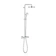 GROHE - Colonne thermostatique TEMPESTA COSMOPOLITAN SYSTEM 210 GROHE 27922001 - Ø  21 cm + douchette 2 jets - chromé - vignette