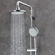 GROHE - Colonne thermostatique TEMPESTA COSMOPOLITAN GROHE 27922000 - tête Ø  16 cm & douchette 2 jets - vignette