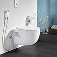 GROHE - Set TEMPESTA TRIGGER SPRAY GROHE 27514001 - douchette 1 jet + robinet d'arrêt - flexible 125 cm - Chrome - vignette
