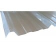 MCCOVER - Plaque type bac acier 1045 en polyester Translucide, l.105 cm, L.200 cm - vignette