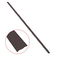 MCCOVER - Bardage ajouré bois composite Chocolat, ep.1cm, l.7.5 cm, L.270 cm - vignette