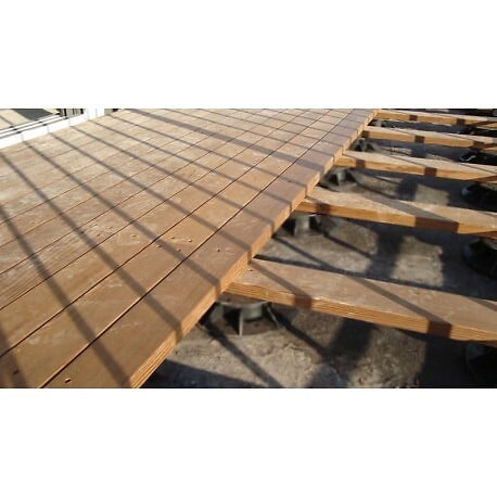 MCCOVER - CARTON DE 60 PLOTS RÉGLABLES 60 À 138 MM POUR TERRASSE BOIS ET COMPOSITE Noir - large