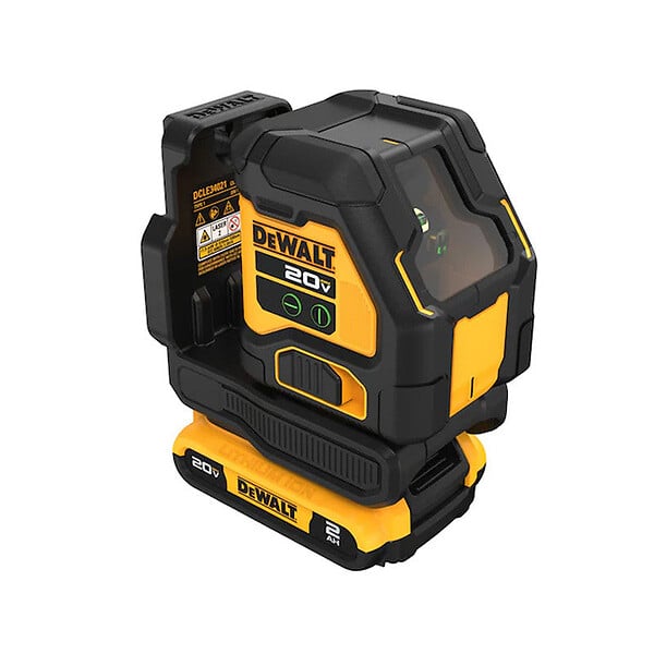 DEWALT - Laser en croix compact avec faisceau vert 18V DEWALT DCLE34021D1-QW avec une batterie 2,0 Ah - large