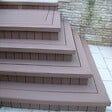MCCOVER - Lame terrasse bois composite alvéolaire Qualita - Chocolat, L : 360 cm, l : 14 cm, E : 25mm - vignette