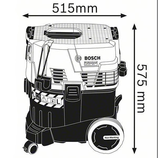 BOSCH - Aspirateur pour solides et liquides BOSCH 06019C32W0 GAS 35 L AFC Professional - large