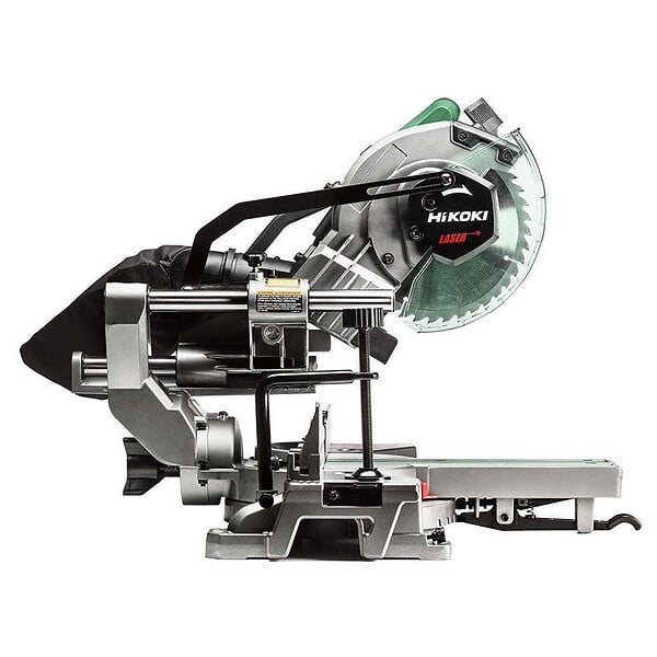 HITACHI - Scie à onglets radiale HIKOKI C8FSHGWAZ avec laser 1100 W 216 mm - large