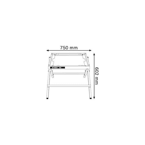 BOSCH - Support de travail BOSCH 0601B24100 - GTA 6000 Professional - large