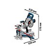 BOSCH - Scie à onglets sans-fil BOSCH 0601B41000 - GCM 18V-216 Professional Biturbo - 18V - Ø 216mm (vendu sans batterie) - vignette