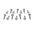MCCOVER - Kit de 50 vis 4,8 x 38 mm tork laquées pour bardage HPL Crème, Longueur de la vis - 38 mm - vignette
