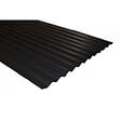 MCCOVER - Plaque acier ondulée PO 76/18 réversible noir mat / rouge mat 2000X900MM Noir mat / Rouge mat, l.90 cm, L.200 cm - vignette