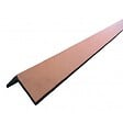 MCCOVER - Profil d'angle bois composite pour bardage Brun rouge, ep.6 cm, l.6 cm, L.270 cm - vignette