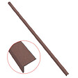 MCCOVER - Profil d'angle bois composite pour bardage Brun rouge, ep.6 cm, l.6 cm, L.270 cm - vignette