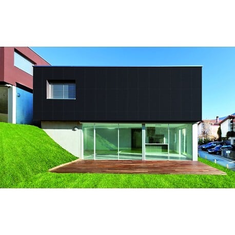 MCCOVER - Panneau de bardage stratifié HPL compact Noir, ep.6 mm, l.130 cm, L.61 cm - large