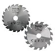MAKITA - Lot de 2 lames carbure bois MAKITA D-20052 185x30mm, 16/20 dents, pour scies circulaires - vignette