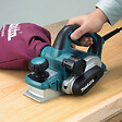 MAKITA - Rabot à battue électrique MAKITA KP0810J 850 W avec guide parallèle - vignette