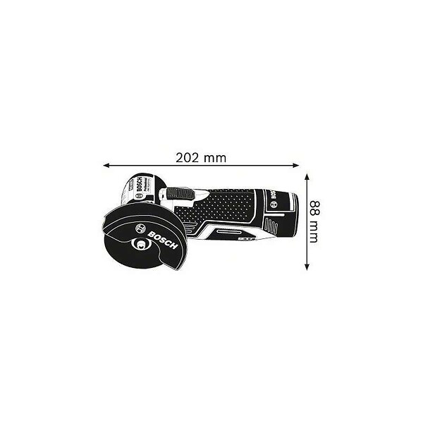 BOSCH - Meuleuse d'angle BOSCH 06019F200B - GWS 12V-76 V-EC Professional (2 x 3 Ah) - large