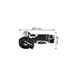 BOSCH - Meuleuse d'angle BOSCH 06019F200B - GWS 12V-76 V-EC Professional (2 x 3 Ah) - vignette
