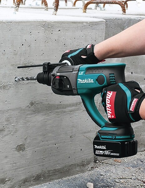 MAKITA - Perforateur Burineur SDS-Plus MAKITA DHR202ZJ (vendu sans batterie) 18 V LXT + Mak-Pac - large