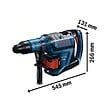 BOSCH - Perforateur sans-fil Bi turbo BOSCH 0611913000 - GBH 18V-45 C Professional SDS max (vendu sans batterie) - vignette